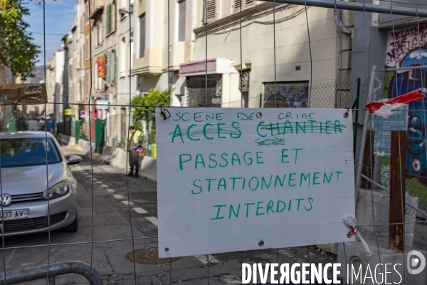 Rue d Aubagne Marseille, 1 an après.