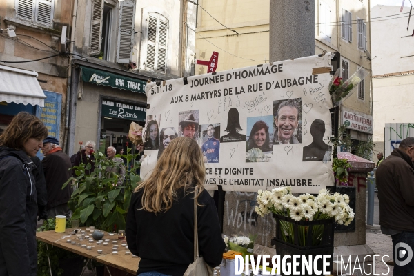 Rue d Aubagne Marseille, 1 an après.