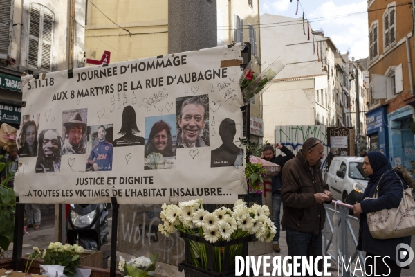 Rue d Aubagne Marseille, 1 an après.