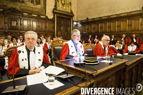 Audience d installation de Jean-Michel Hayat, nouveau Premier Président de la cour d appel de Paris