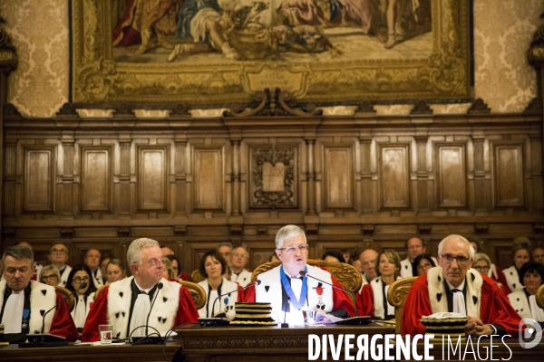 Audience d installation de Jean-Michel Hayat, nouveau Premier Président de la cour d appel de Paris