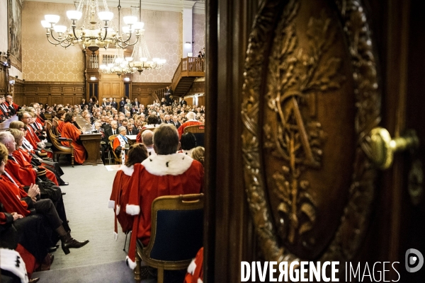 Audience d installation de Jean-Michel Hayat, nouveau Premier Président de la cour d appel de Paris