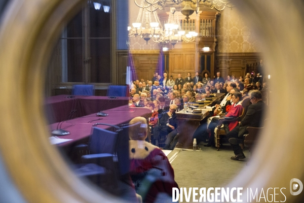 Audience d installation de Jean-Michel Hayat, nouveau Premier Président de la cour d appel de Paris