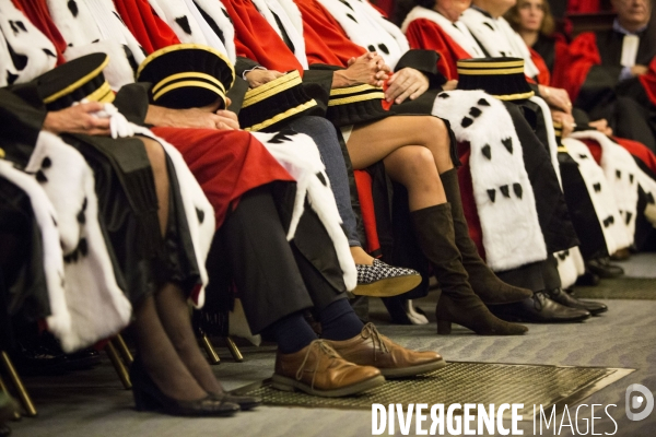 Audience d installation de Jean-Michel Hayat, nouveau Premier Président de la cour d appel de Paris