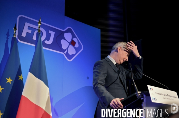 Lancement de la privatisation de la Française des Jeux