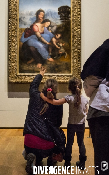 L exposition Léonard de VINCI au Musée du Louvre.