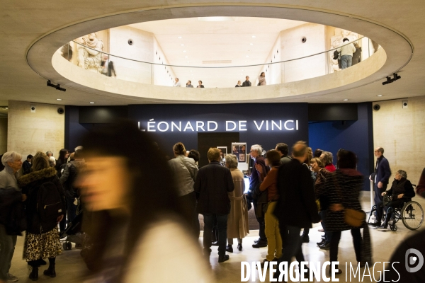 L exposition Léonard de VINCI au Musée du Louvre.