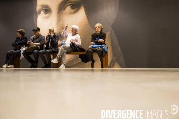 L exposition Léonard de VINCI au Musée du Louvre.