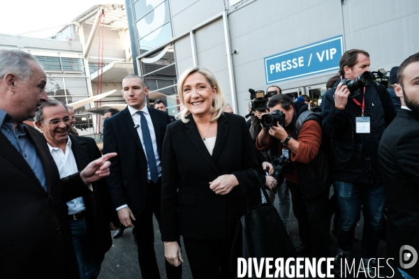 Marine le pen au salon made in france 2019