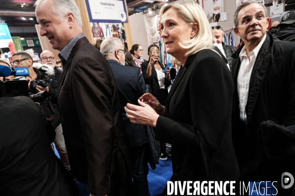 Marine le pen au salon made in france 2019