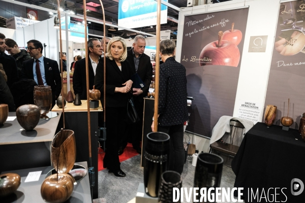 Marine le pen au salon made in france 2019