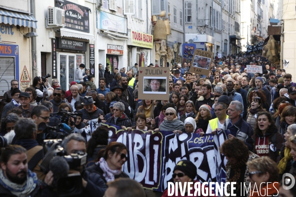 Marche de la honte à Marseille
