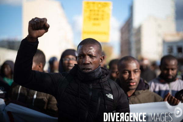 Manifestation des résidents du foyer ADEF de Saint-Ouen