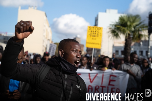 Manifestation des résidents du foyer ADEF de Saint-Ouen