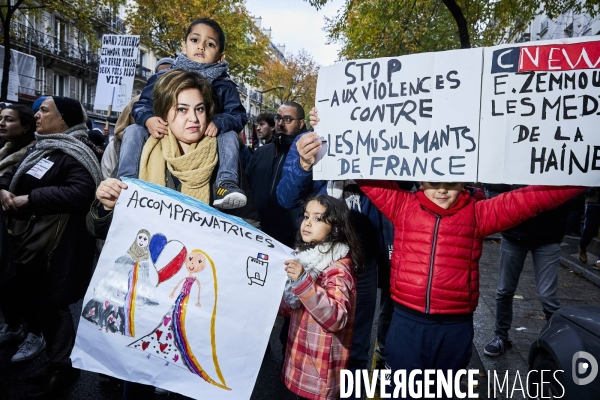 Manifestation contre l islamophobie à Paris