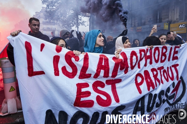 Manifestation contre l islamophobie à Paris