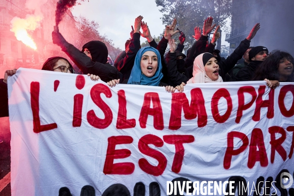 Manifestation contre l islamophobie à Paris