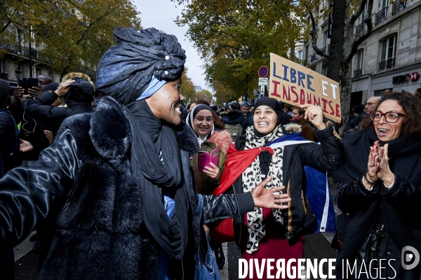 Manifestation contre l islamophobie à Paris