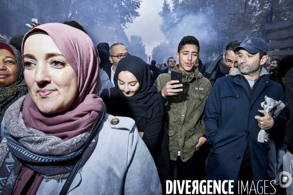 Manifestation contre l islamophobie à Paris