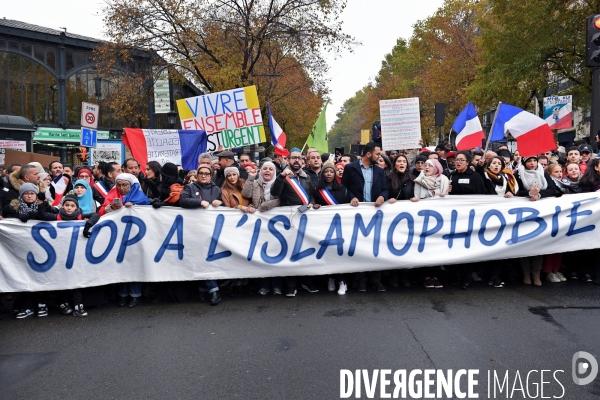 Manifestation contre l islamophobie