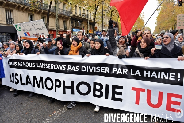 Manifestation contre l islamophobie