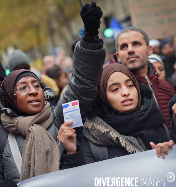 Manifestation contre l islamophobie