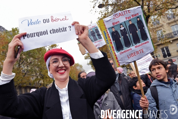 Manifestation contre l islamophobie