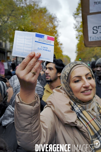 Manifestation contre l islamophobie