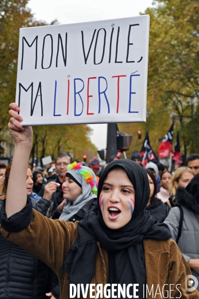 Manifestation contre l islamophobie