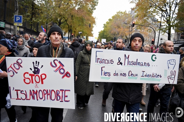 Manifestation contre l islamophobie