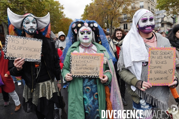 Manifestation contre l islamophobie