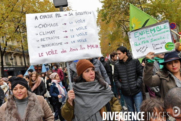 Manifestation contre l islamophobie