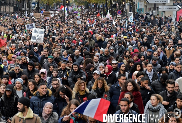 Manifestation contre l islamophobie