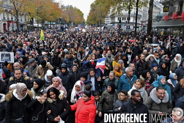 Manifestation contre l islamophobie