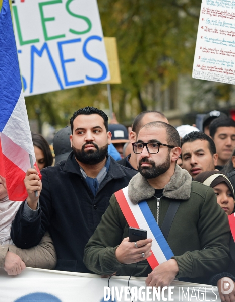 Manifestation contre l islamophobie