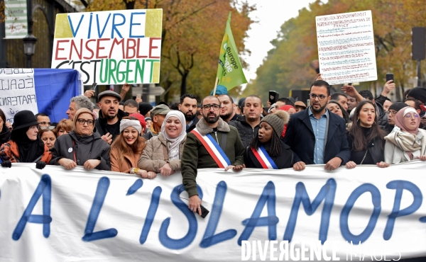 Manifestation contre l islamophobie