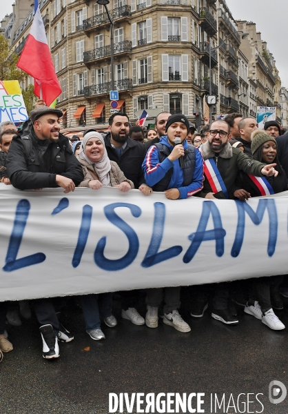 Manifestation contre l islamophobie