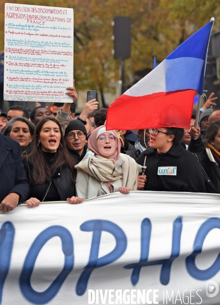 Manifestation contre l islamophobie