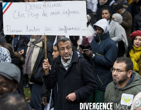 Manifestation contre l islamophobie à Paris