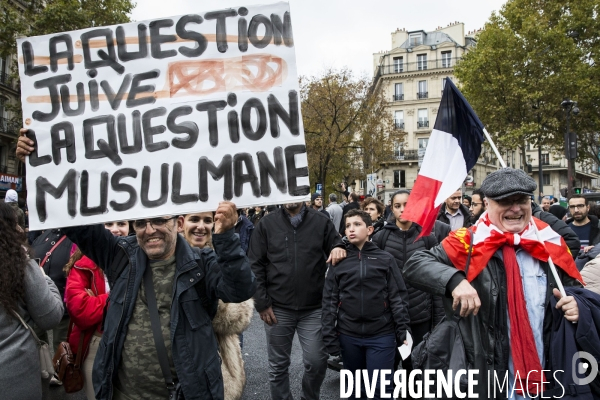 Manifestation contre l islamophobie à Paris