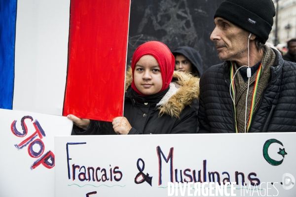 Manifestation contre l islamophobie à Paris