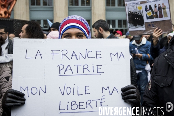 Manifestation contre l islamophobie à Paris