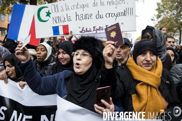 Manifestation contre l islamophobie à Paris