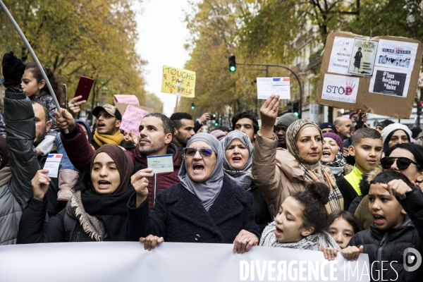 Manifestation contre l islamophobie à Paris