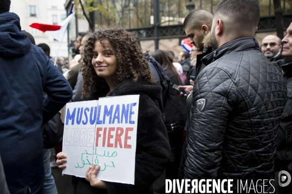 Manifestation contre l islamophobie à Paris