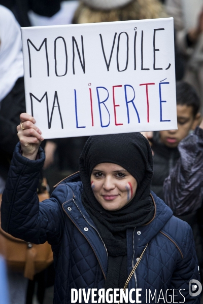 Manifestation contre l islamophobie à Paris