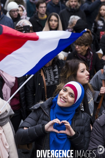 Manifestation contre l islamophobie à Paris