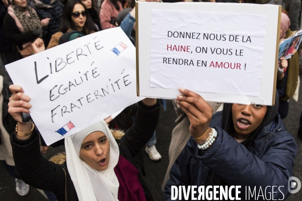 Manifestation contre l islamophobie à Paris