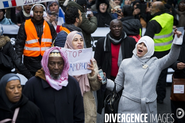 Manifestation contre l islamophobie à Paris