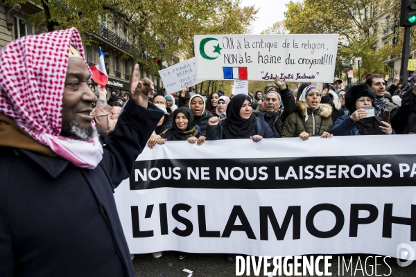 Manifestation contre l islamophobie à Paris